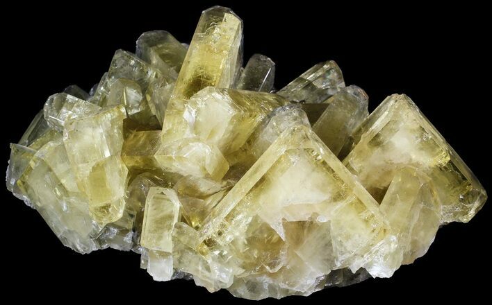 Gemmy, Bladed Barite Crystals - Meikle Mine, Nevada #63360